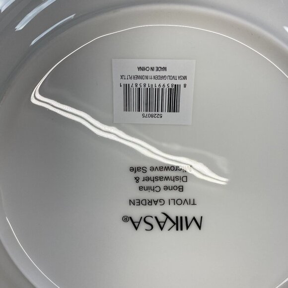 Mikasa Tivoli Garden Bone China 11" Dinner Plates Set Of 4 With Floral Pattern - Picture 4 of 5